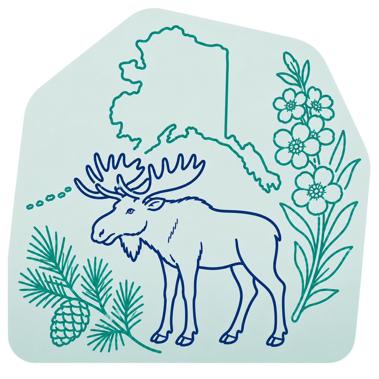 Alaska outline