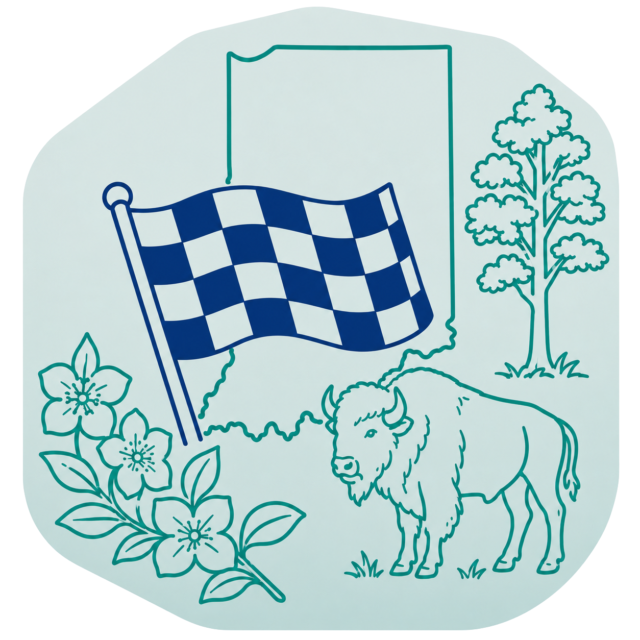 Indiana outline
