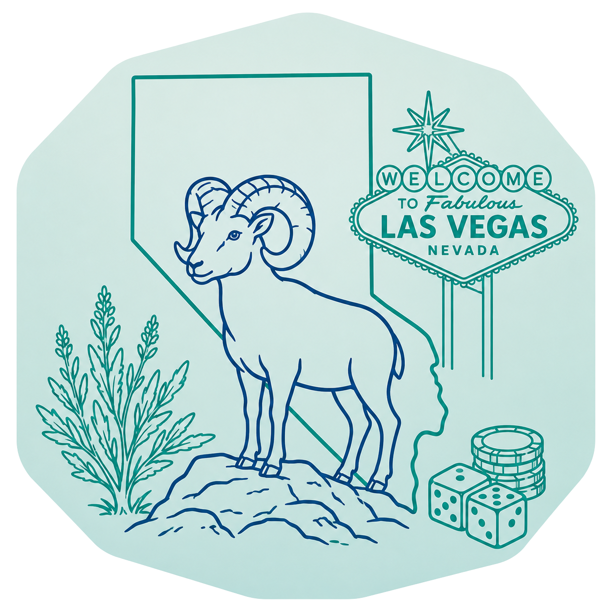 Nevada outline