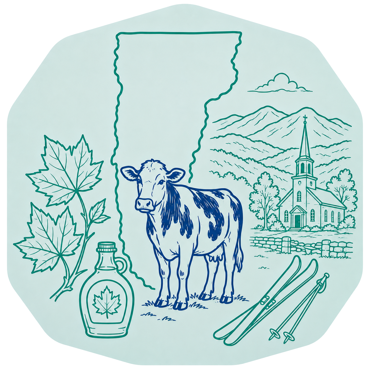 Vermont outline