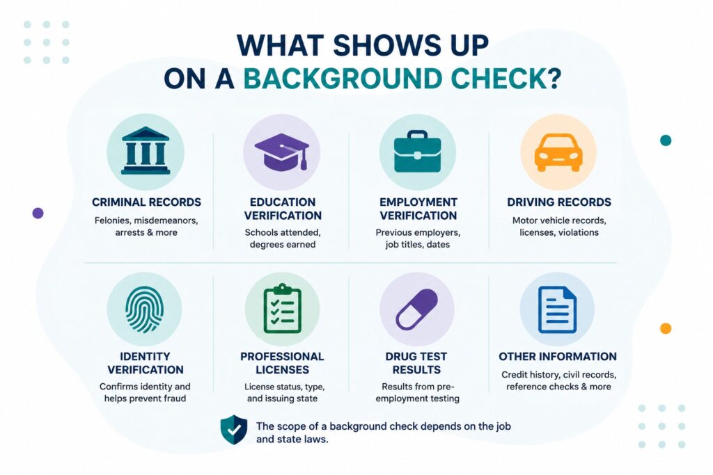What Shows Up on a Background Check?